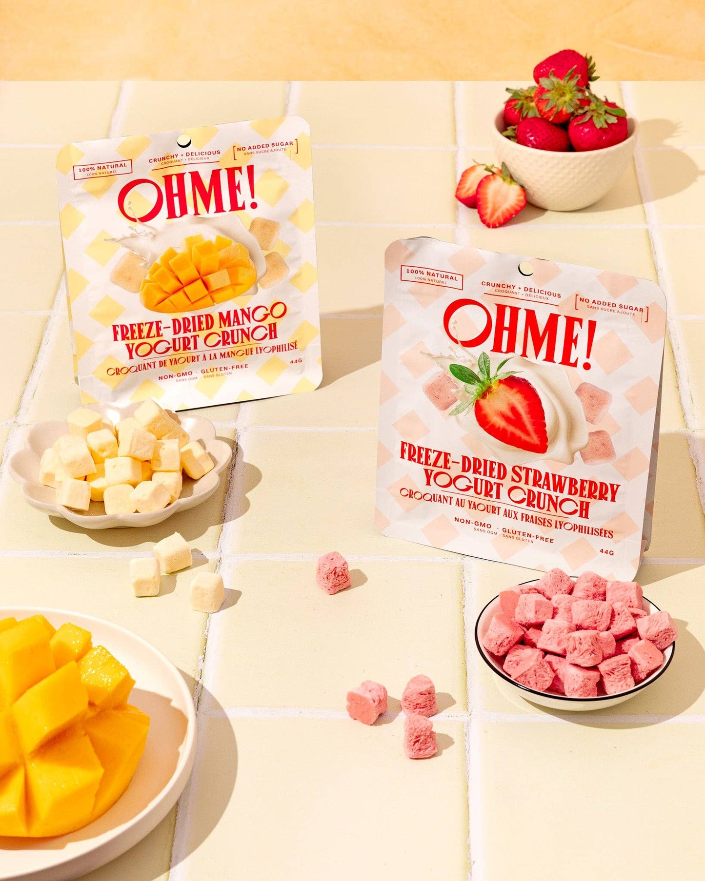 *ADDED PROBIOTICS * Freeze Dried Mango Yogurt Crunch