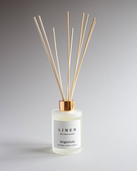 Linen Non-Toxic Sustainable Natural Scented Reed Diffuser