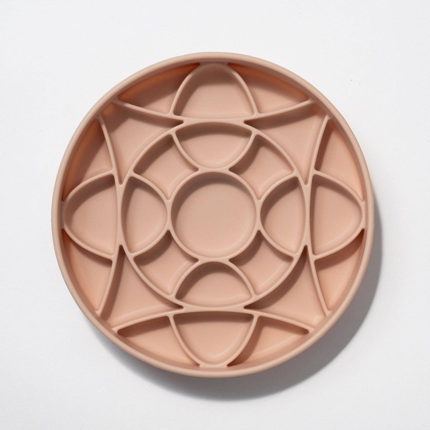 Circulo slow feeder bowl - rose water