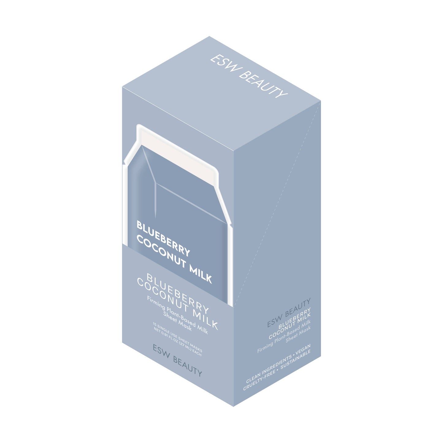 Blueberry Coconut Milk Firming Sheet Mask
