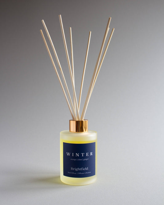 Winter Non-Toxic Sustainable Natural Scented Reed Diffuser
