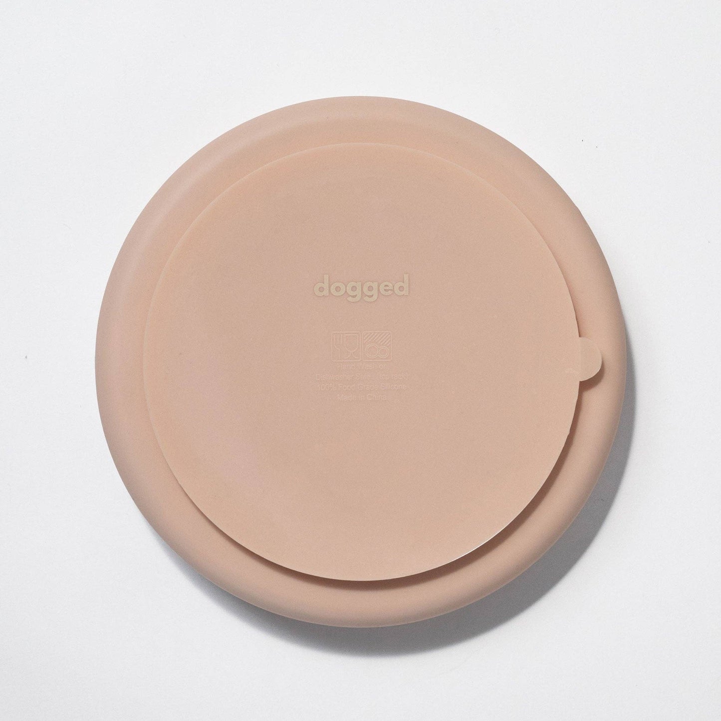 Circulo slow feeder bowl - rose water