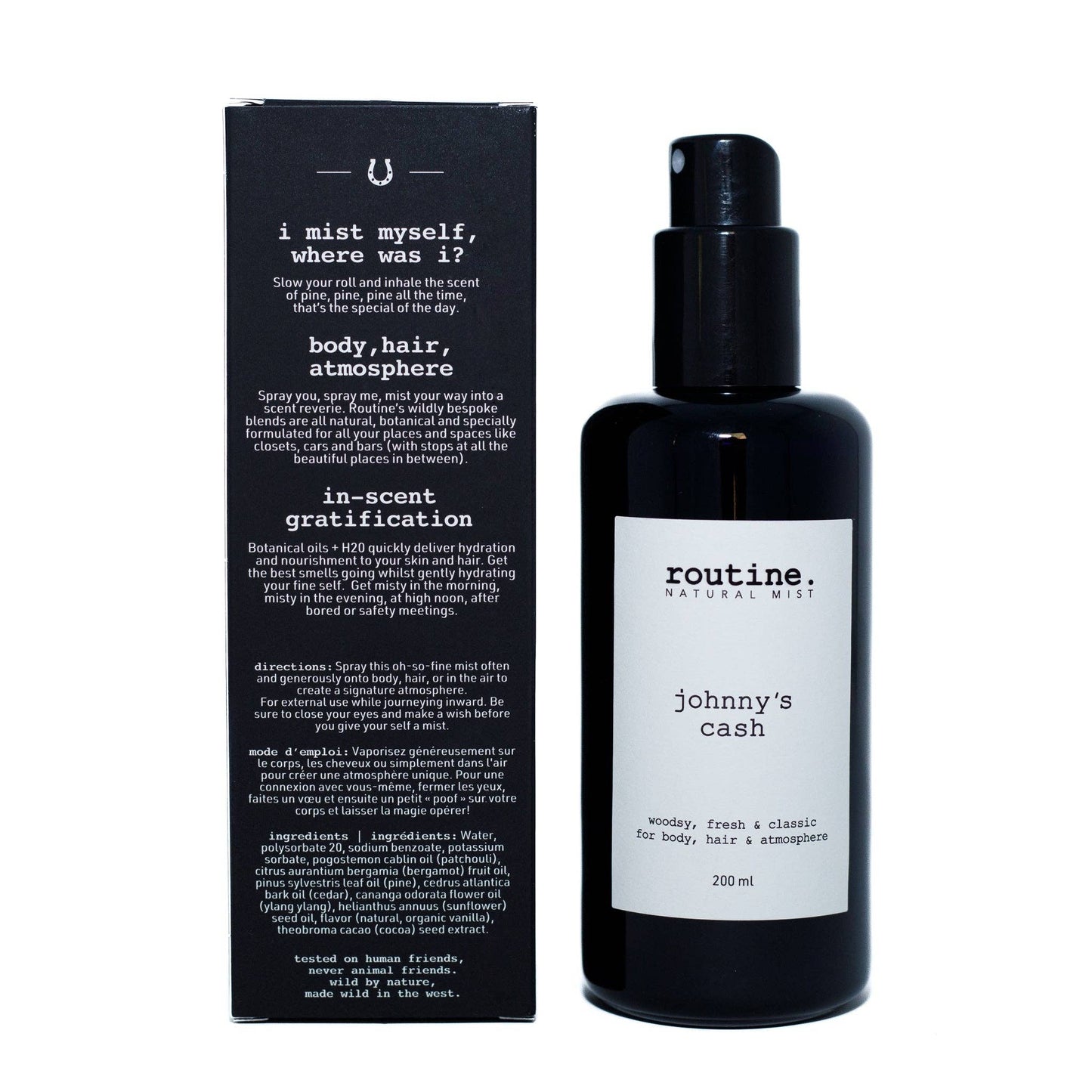 Johnny's Cash 200ml Body, Hair & Atmosphere Mist