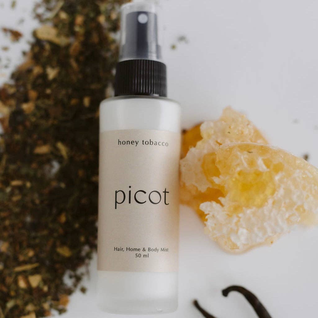 Honey Tobacco Hair, Home & Body Mist