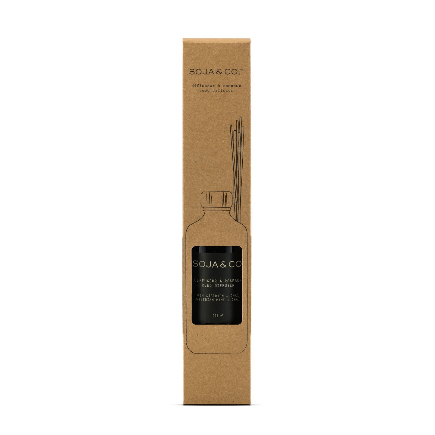 Reed Diffuser | Firewood & Gilded Amber