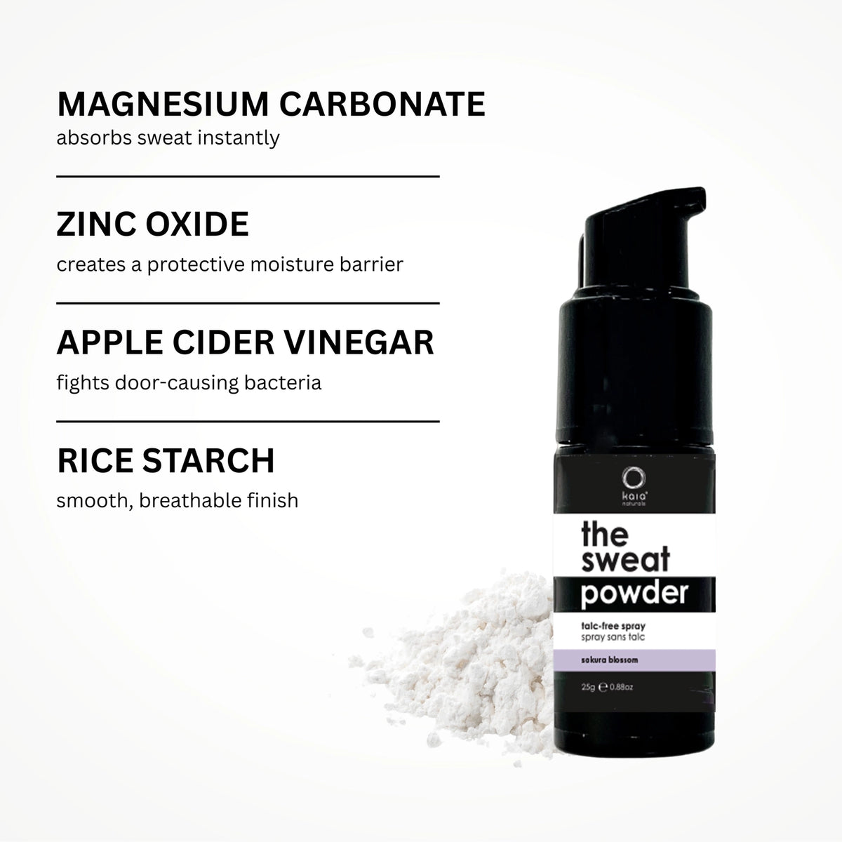 The Sweat Powder | Odor, Sweat & Moisture Control