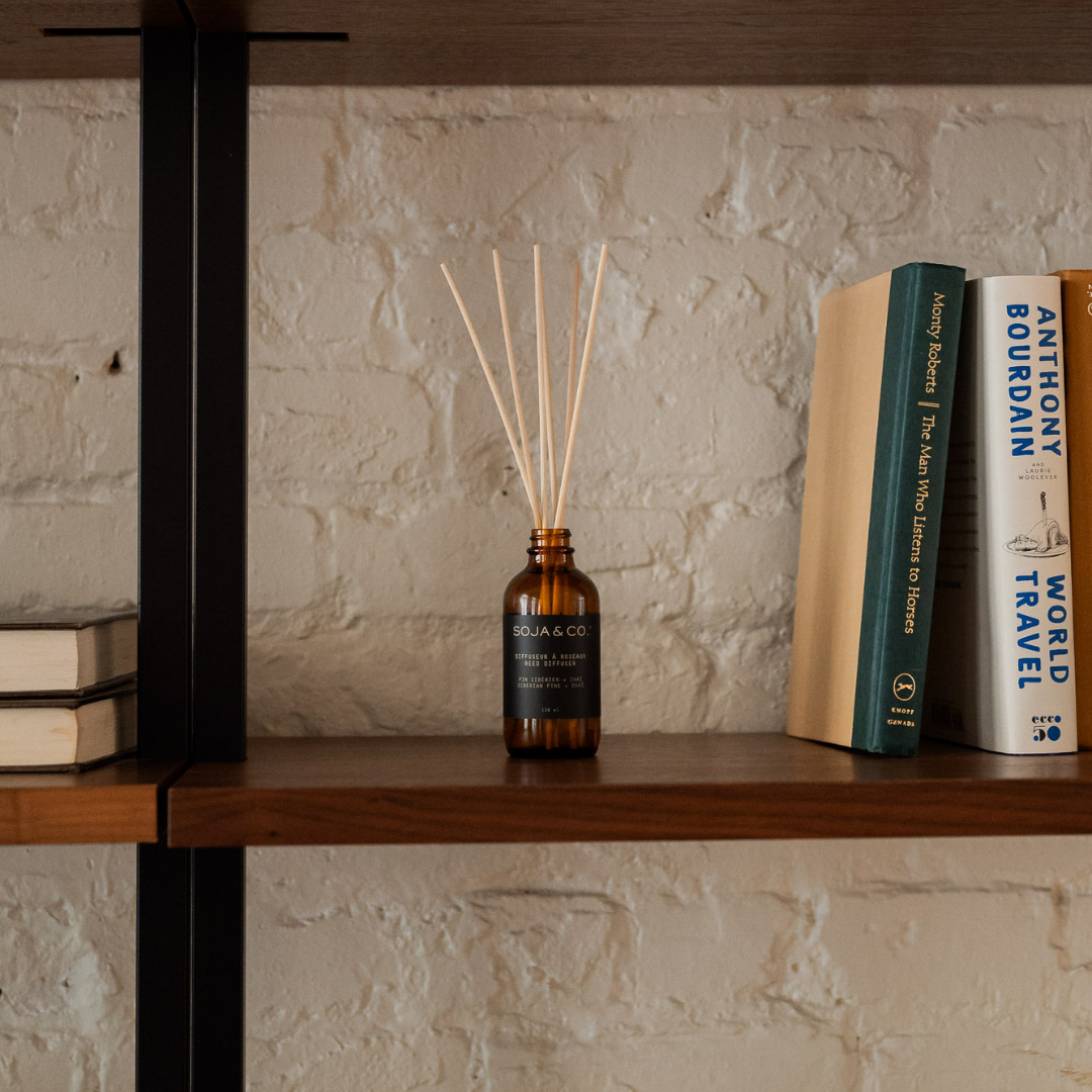 Reed Diffuser | Firewood & Gilded Amber