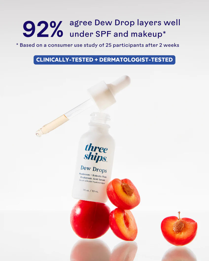 Dew Drops Mushroom Hyaluronic Acid + Vitamin C Serum