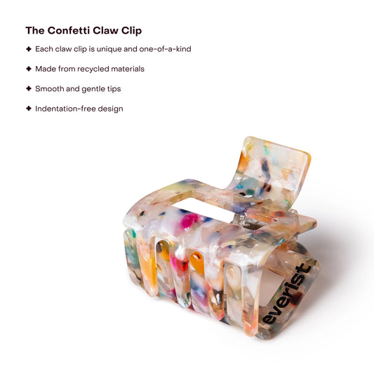 The Small Confetti Claw Clip