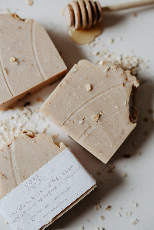 Oatmeal Milk and Honey Soap Bar