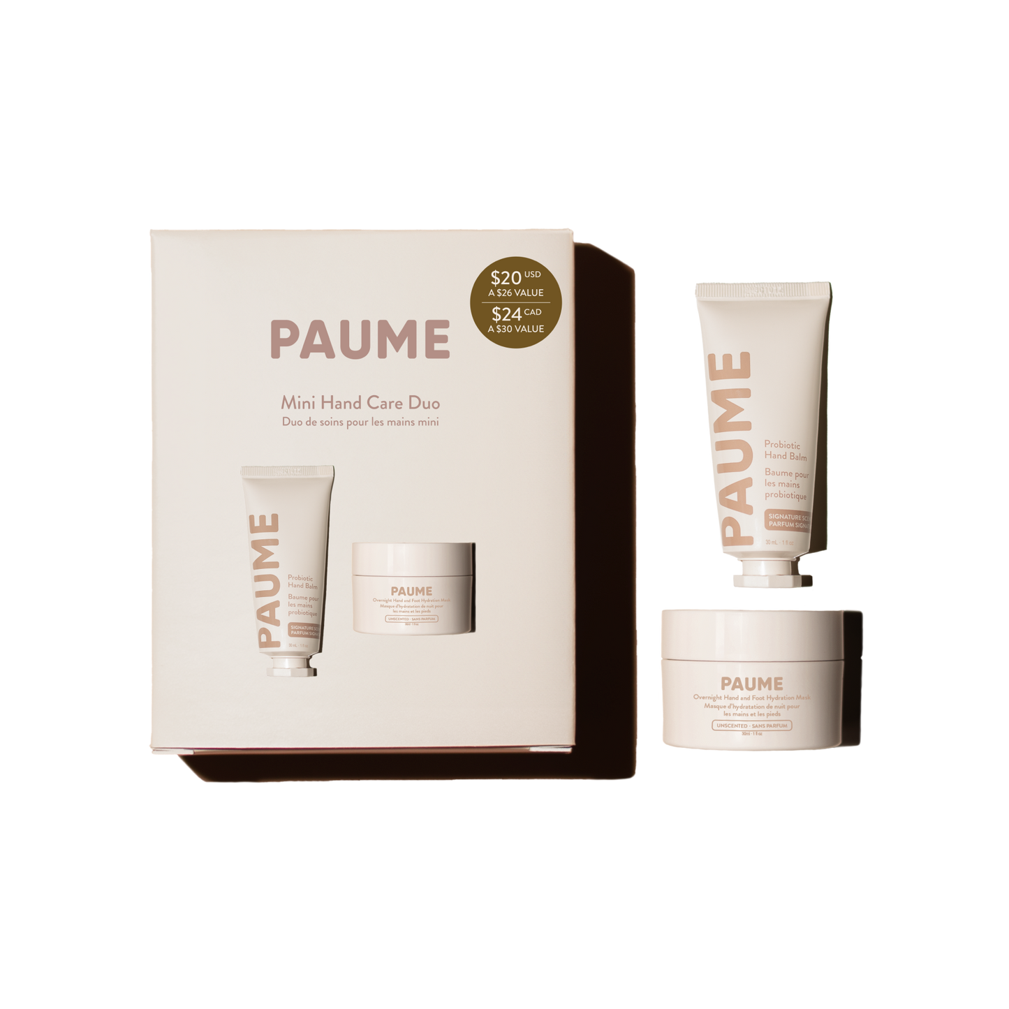 Paume Mini Hand Care Duo Set- Boxed Kit