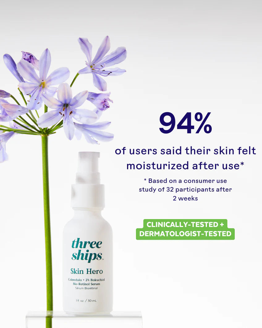 SkinHero™ Bakuchiol + Calendula Bio-Retinol Serum