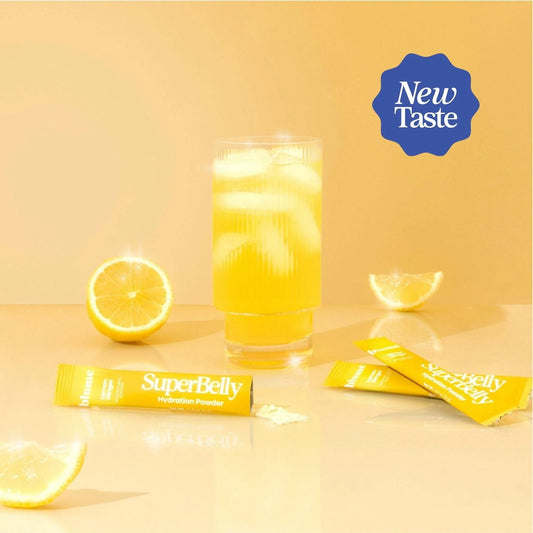 * IMPROVED FLAVOUR* SuperBelly Hydration & Gut Mix, Lemon Ginger
