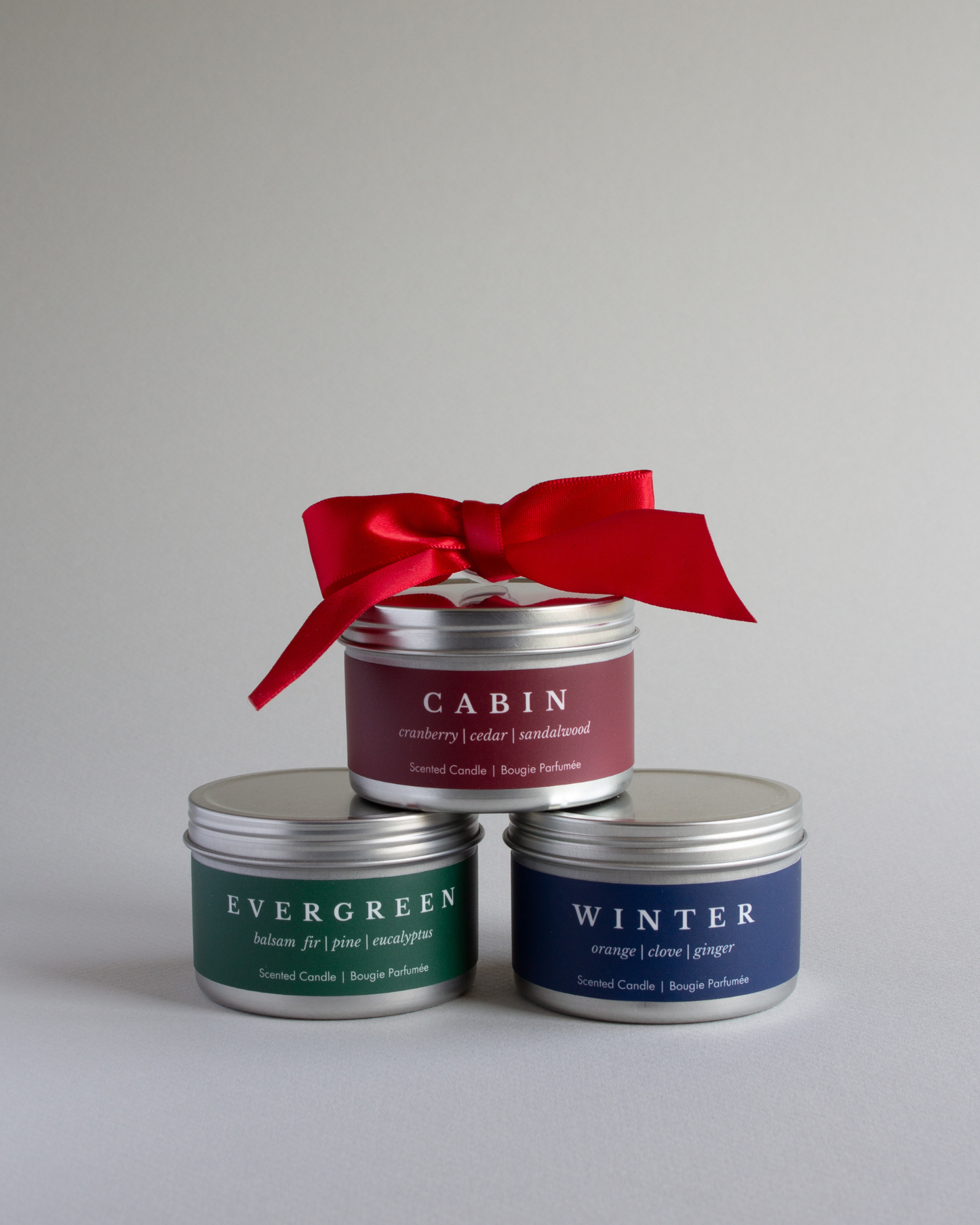 Cabin Mini Candle Cranberry Cedar Stocking Stuffer Candle