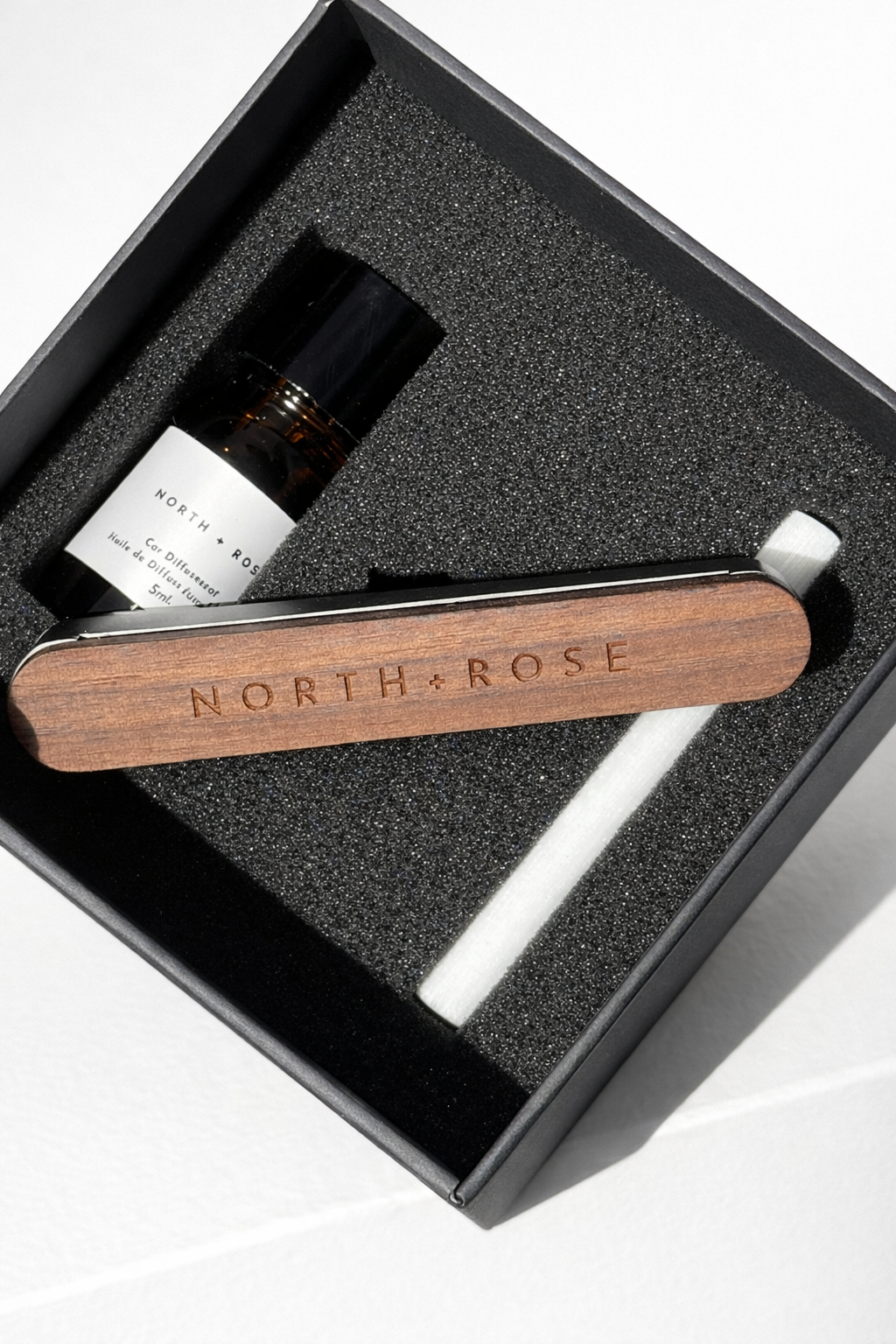 Blush | Car Air Freshener Diffuser Set | Wood Vent Clip