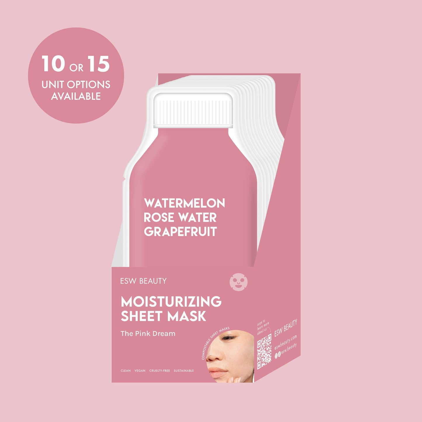 The Pink Dream Moisturizing Sheet Mask