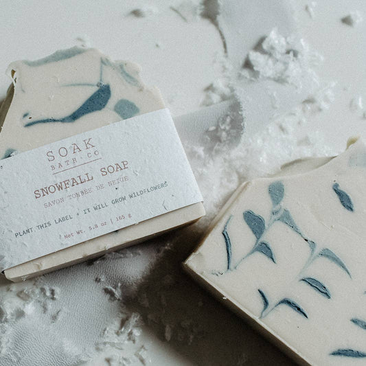 Snowfall Soap Bar - Canadian Handmade