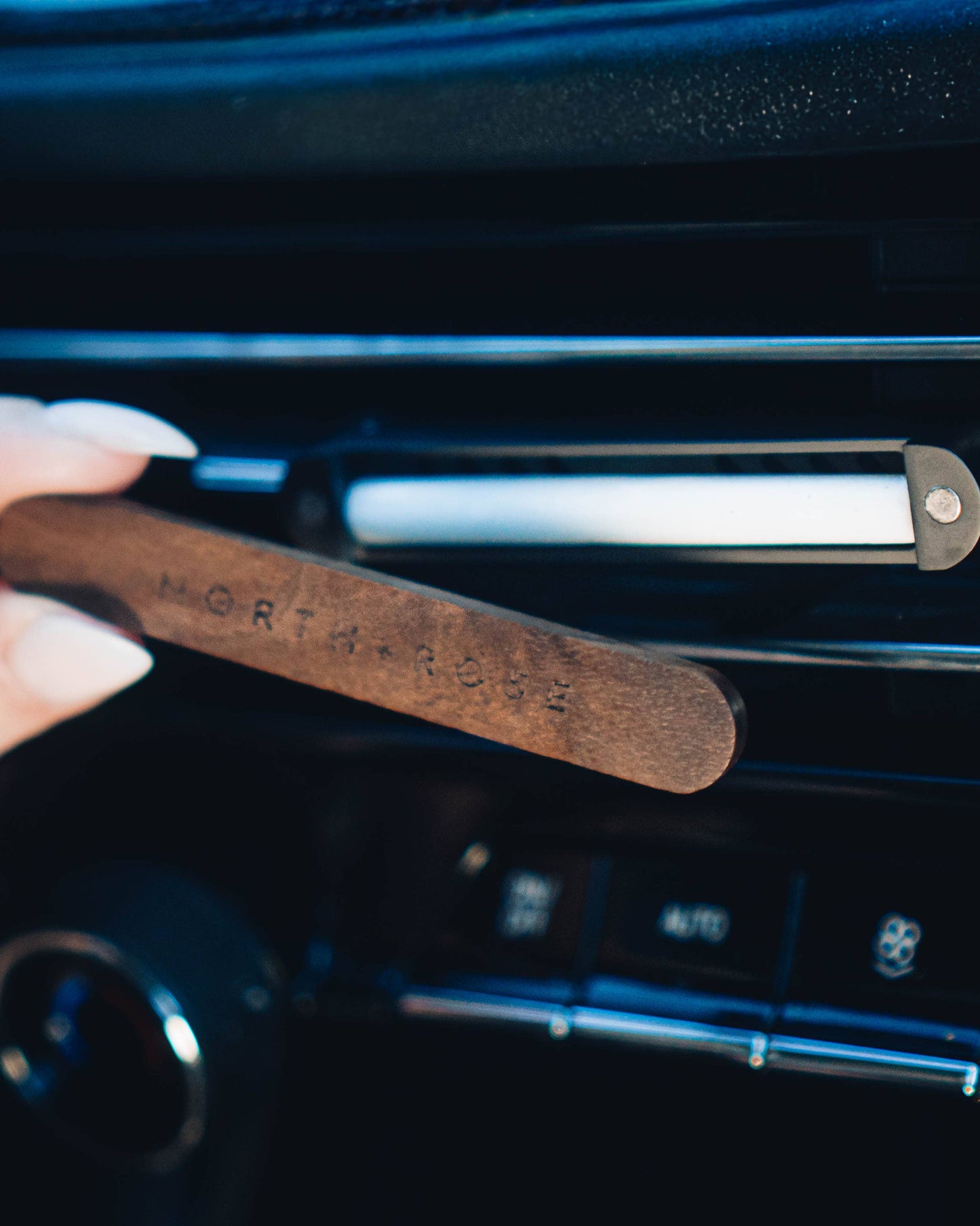 After Dark | Car Air Freshener Diffuser Set | Wood Vent Clip