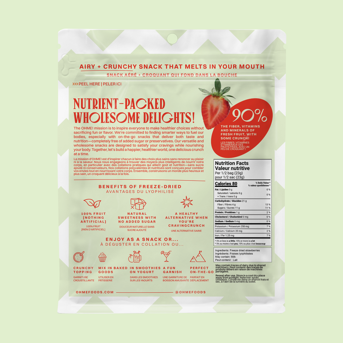 Freeze-Dried Strawberries (Sliced)