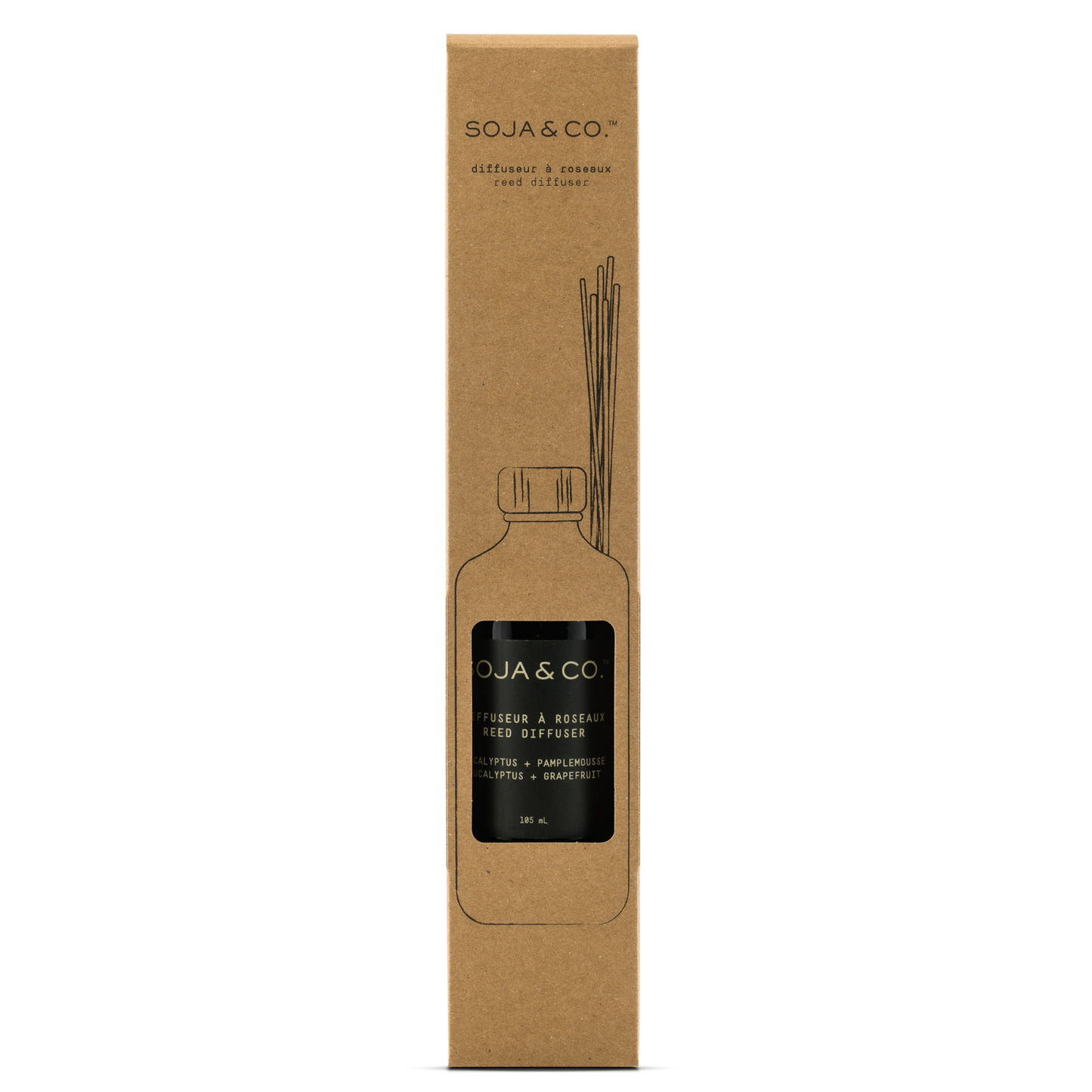 Reed Diffuser | Eucalyptus + Grapefruit
