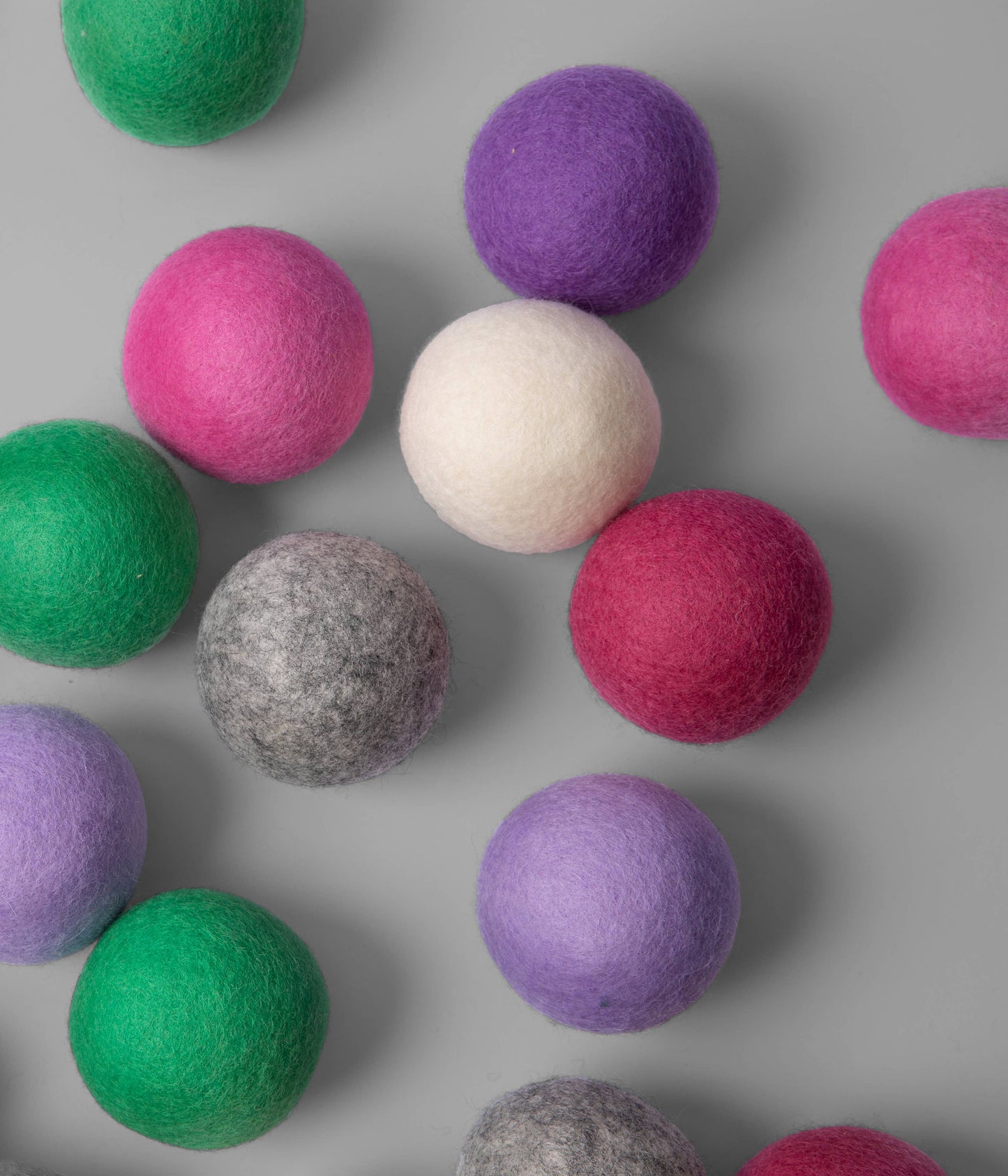 Loose Wool Dryer Balls: White