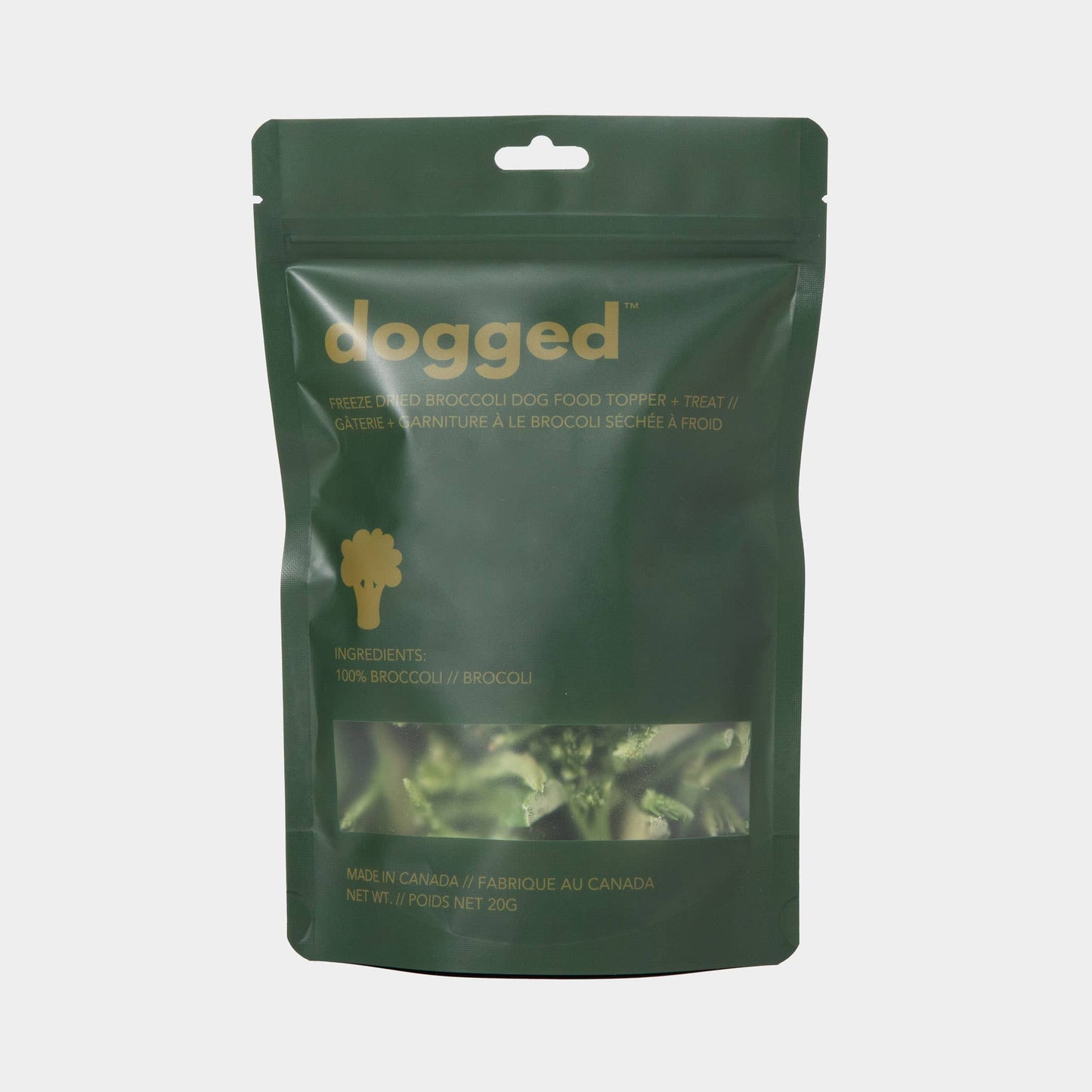 Freeze dried broccoli topper