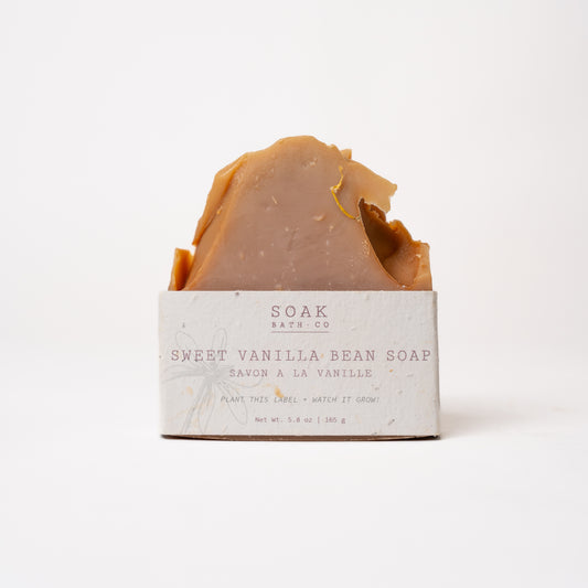 Sweet Vanilla Bean Soap Bar