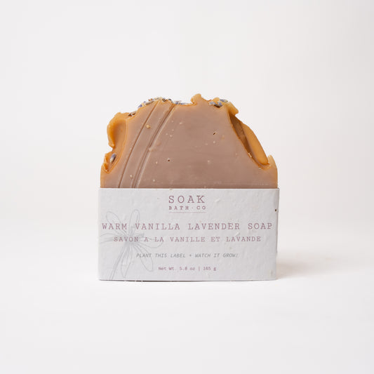 Warm Vanilla Lavender Soap Bar