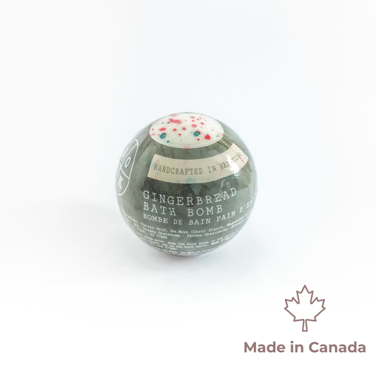Gingerbread Bath Bomb - Canadian Made