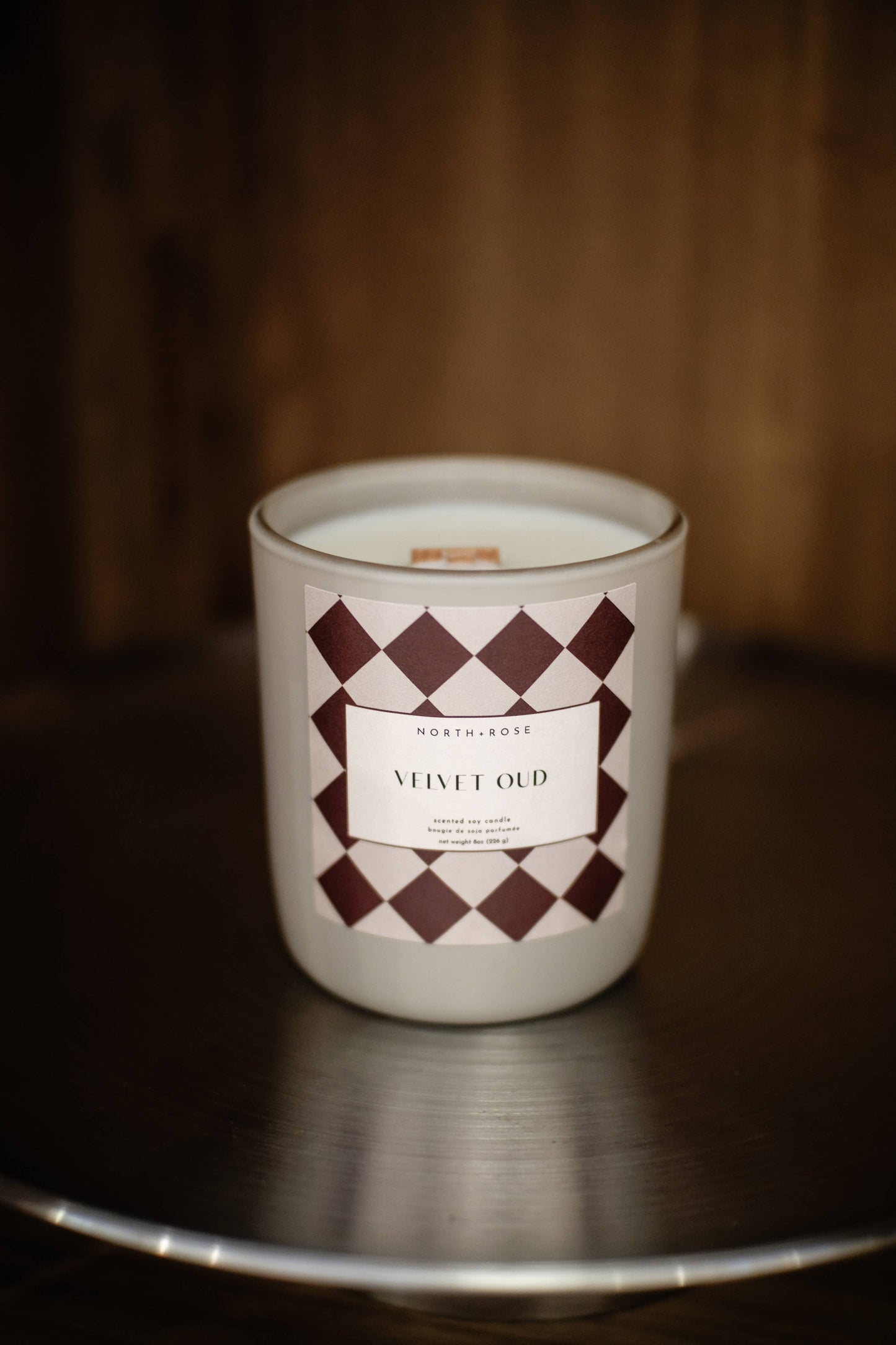 Velvet Oud 8oz Wood Wick Candle