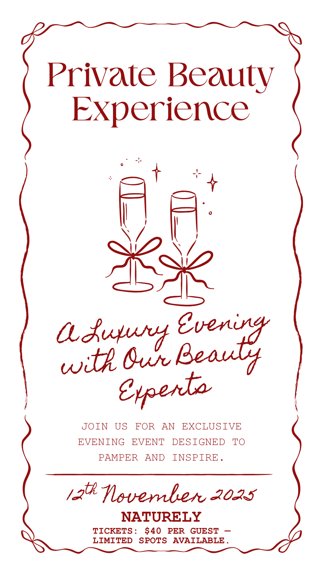 Naturely In-Store Event: 💄Private Beauty Experience