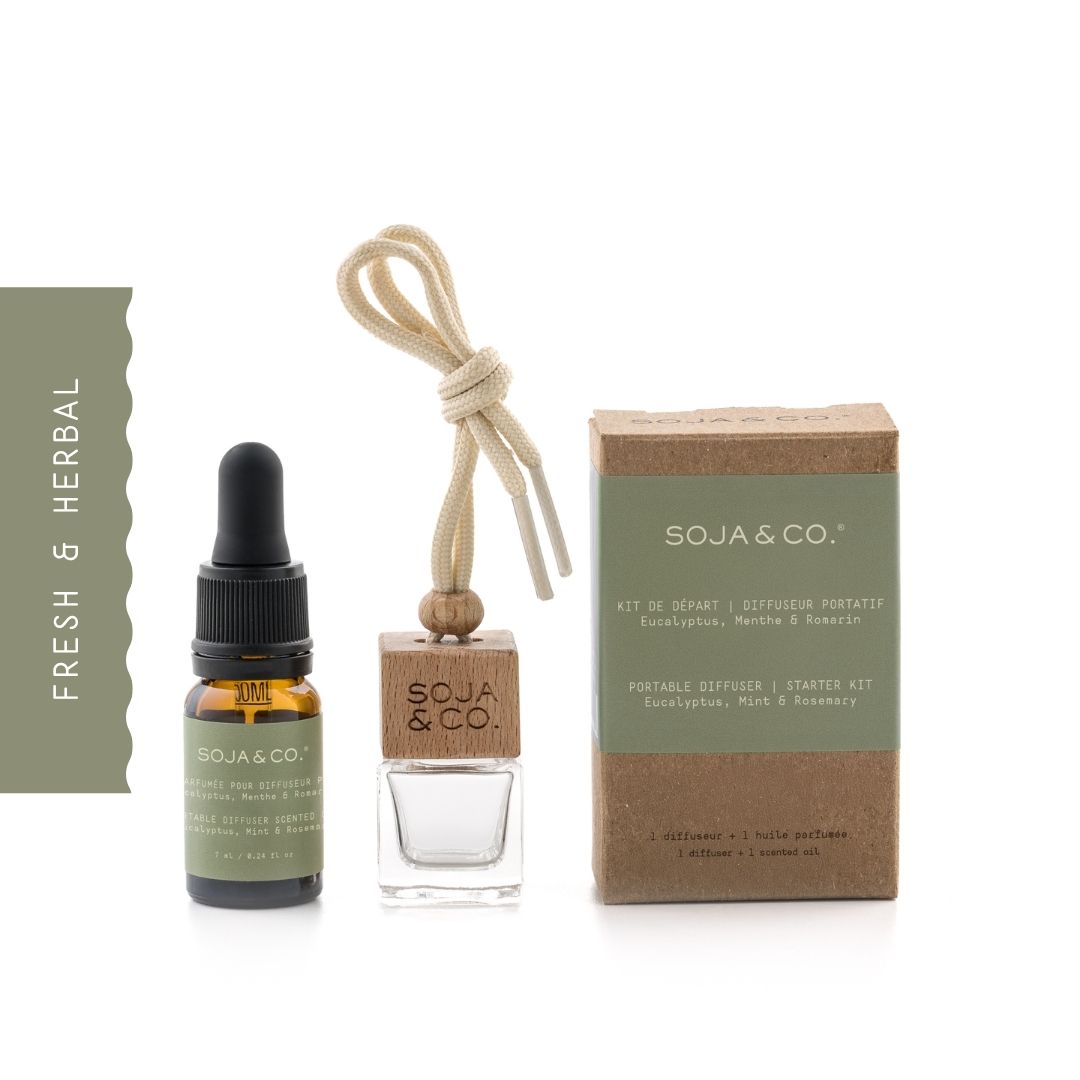 Portable Diffuser | Eucalyptus, Mint & Rosemary