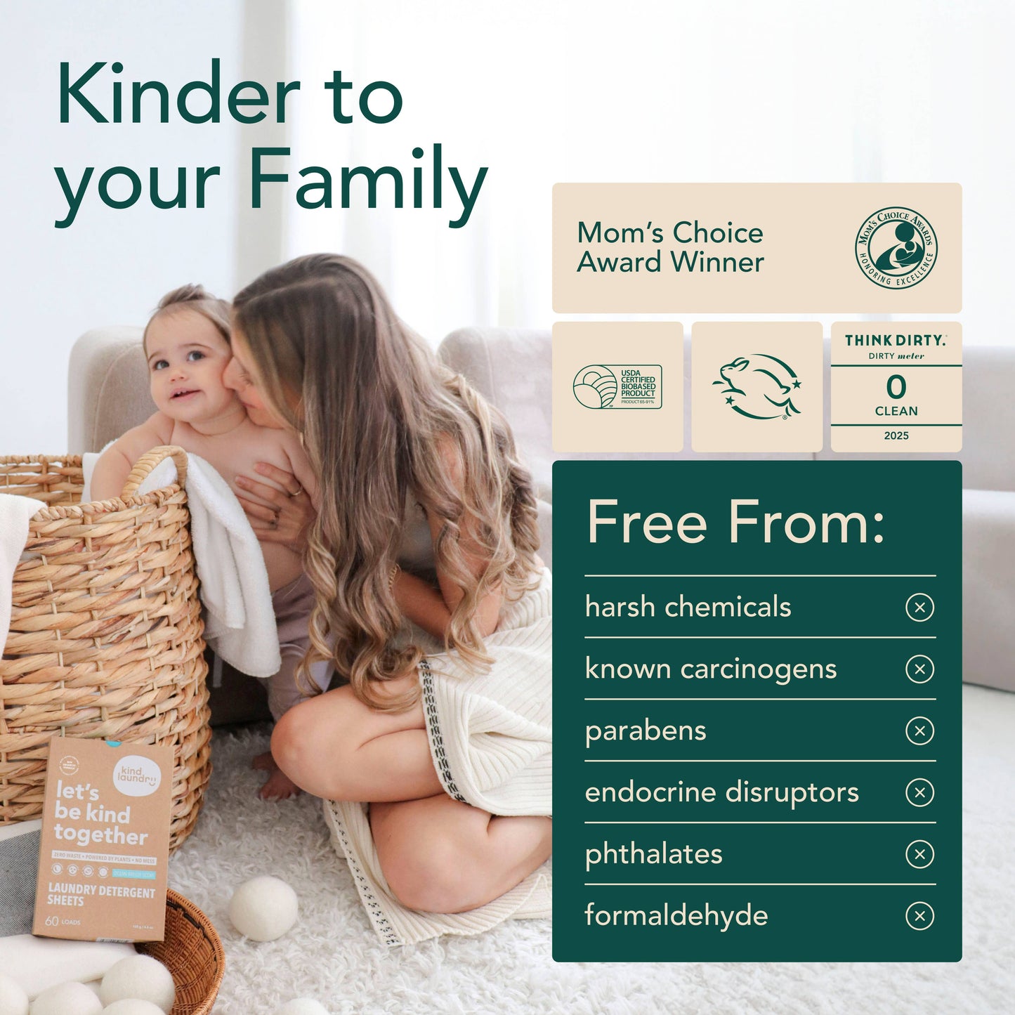 Zero Waste Laundry Detergent Sheets (Wood Haven)