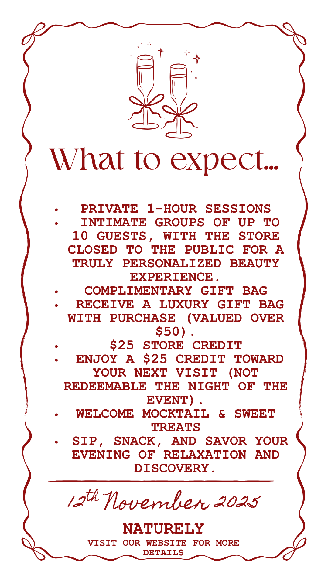 Naturely In-Store Event: 💄Private Beauty Experience