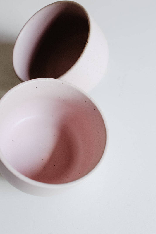 Blush Pink Ceramic Bowl