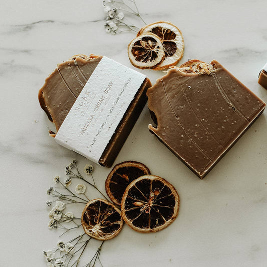 Vanilla Cream Soap Bar - Made In Canada
