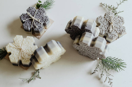 Snowflake Soap Bar: Holiday Collection - Made in Canada