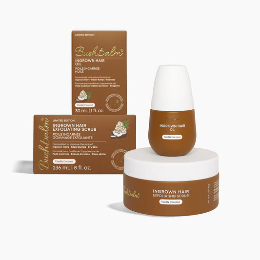 *PRE-ORDER* Vanilla Coconut 2-Step Ingrown Hair Routine