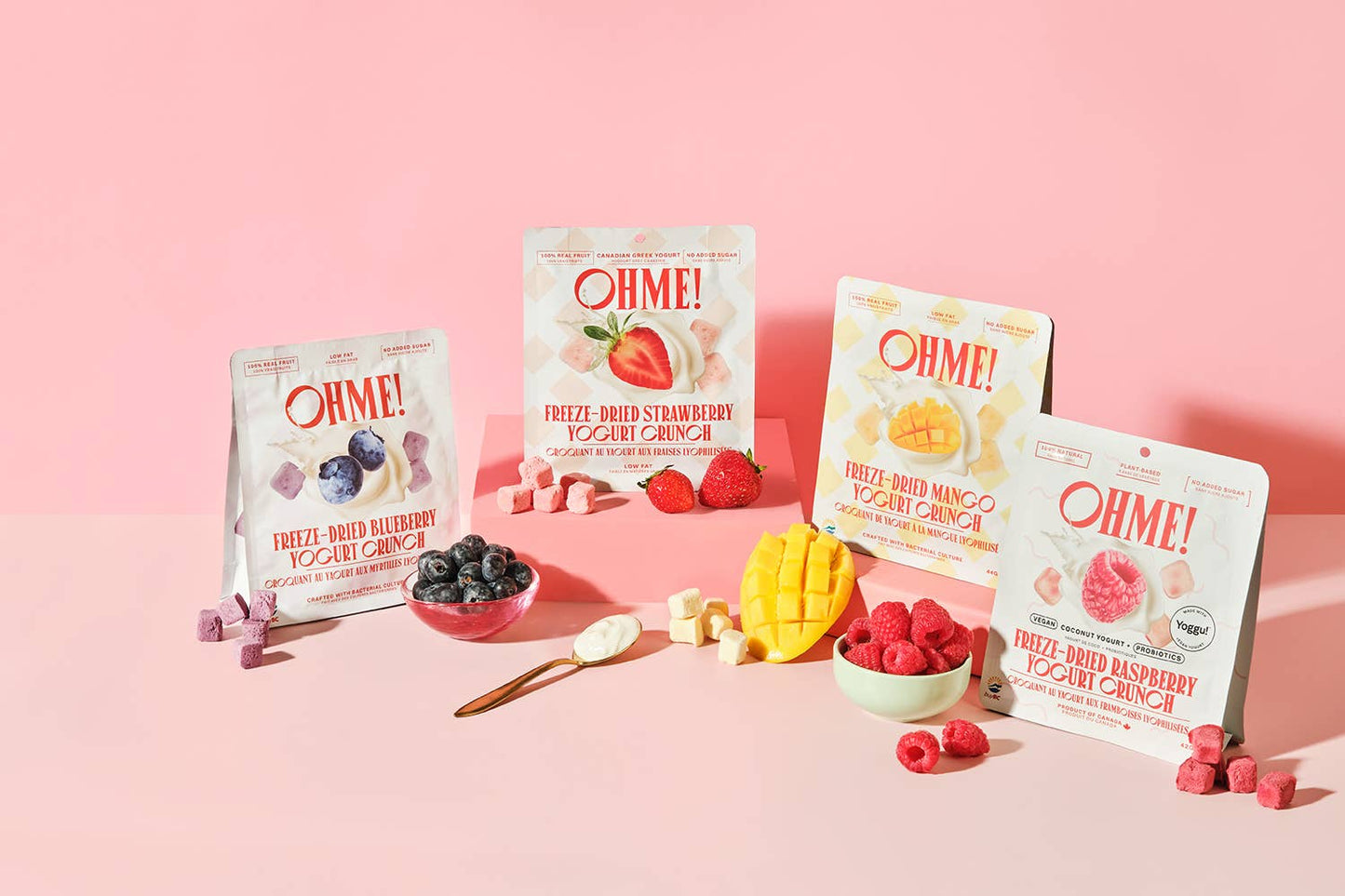 Freeze-Dried Strawberry Yogurt Crunch
