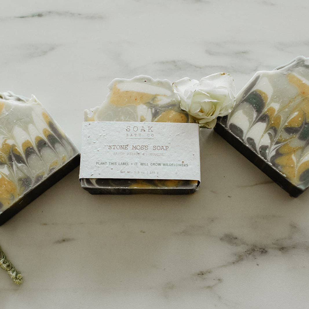 Stone Moss Soap Bar - Made In Canada
