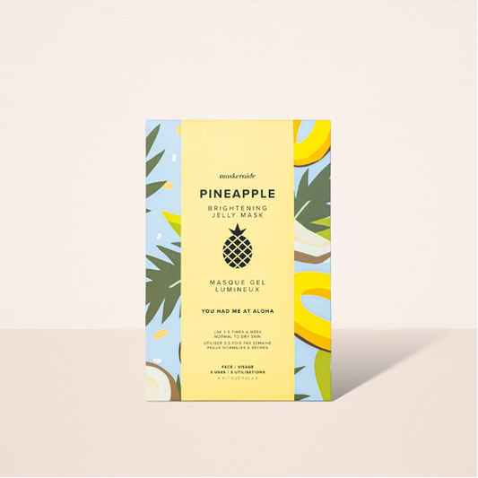 Pineapple Brightening Jelly Mask | Sleeve 3pk