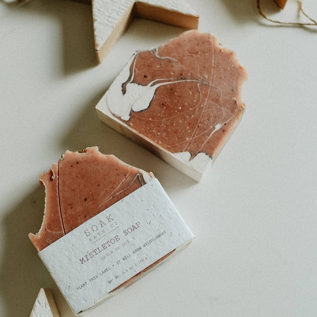 Mistletoe Soap Bar - Canadian Handmade