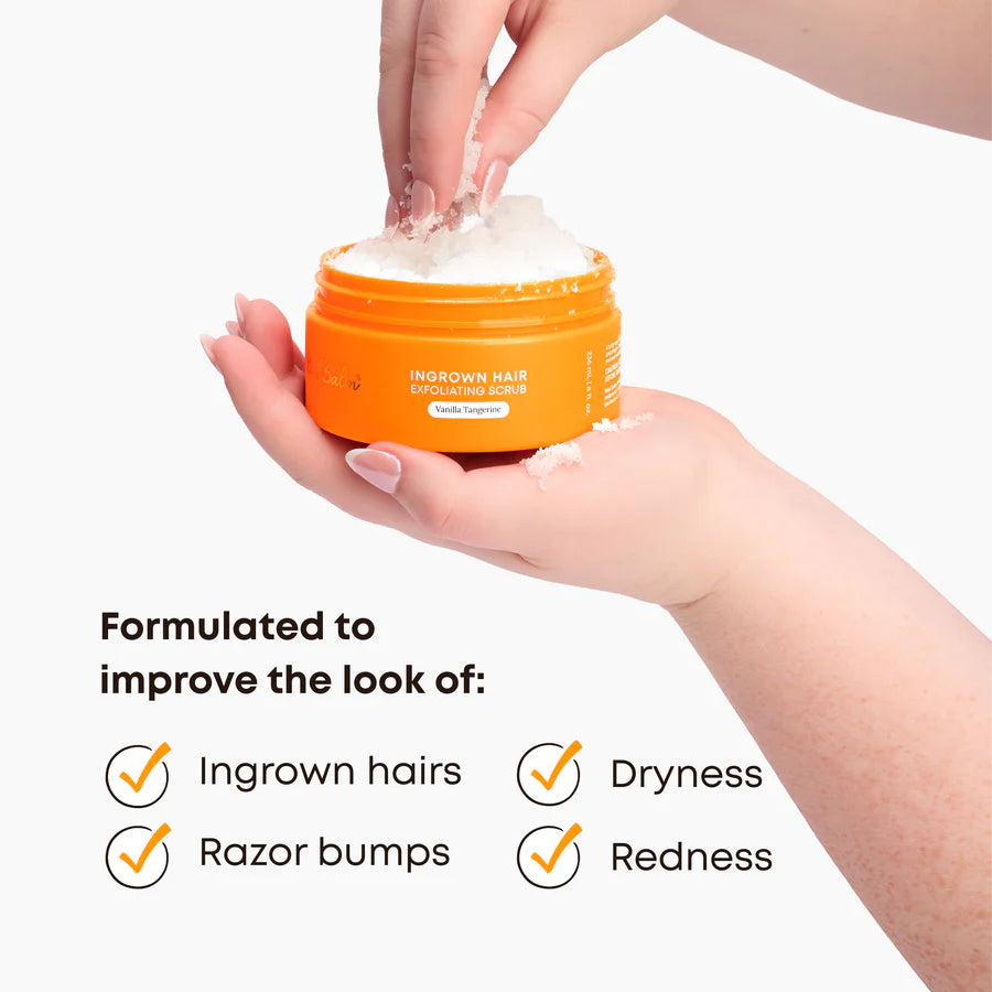 Vanilla Tangerine Ingrown Hair Exfoliating Scrub