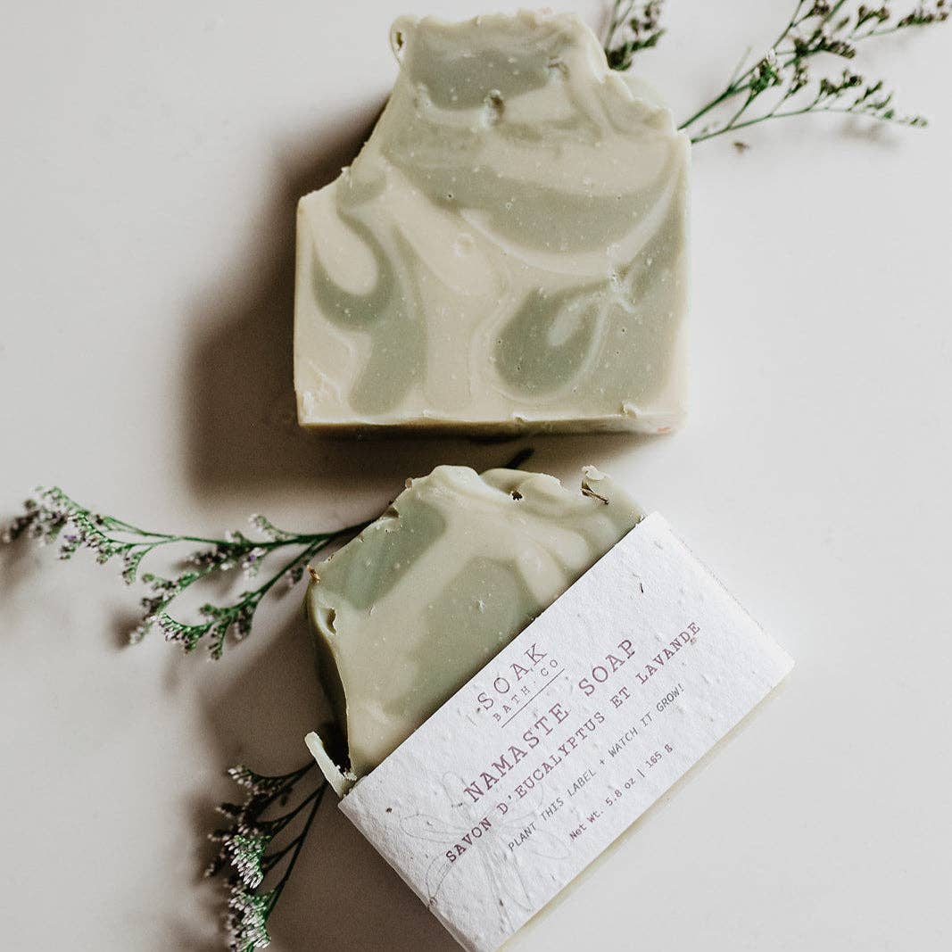 Namaste Soap Bar - Eucalyptus and Lavender Essential Oil Blend