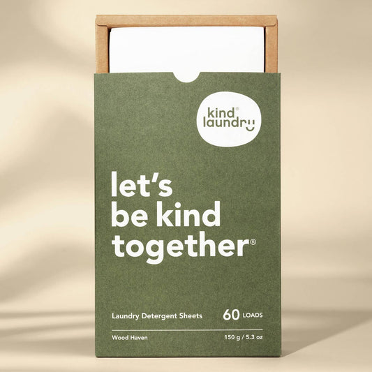 Zero Waste Laundry Detergent Sheets (Wood Haven)