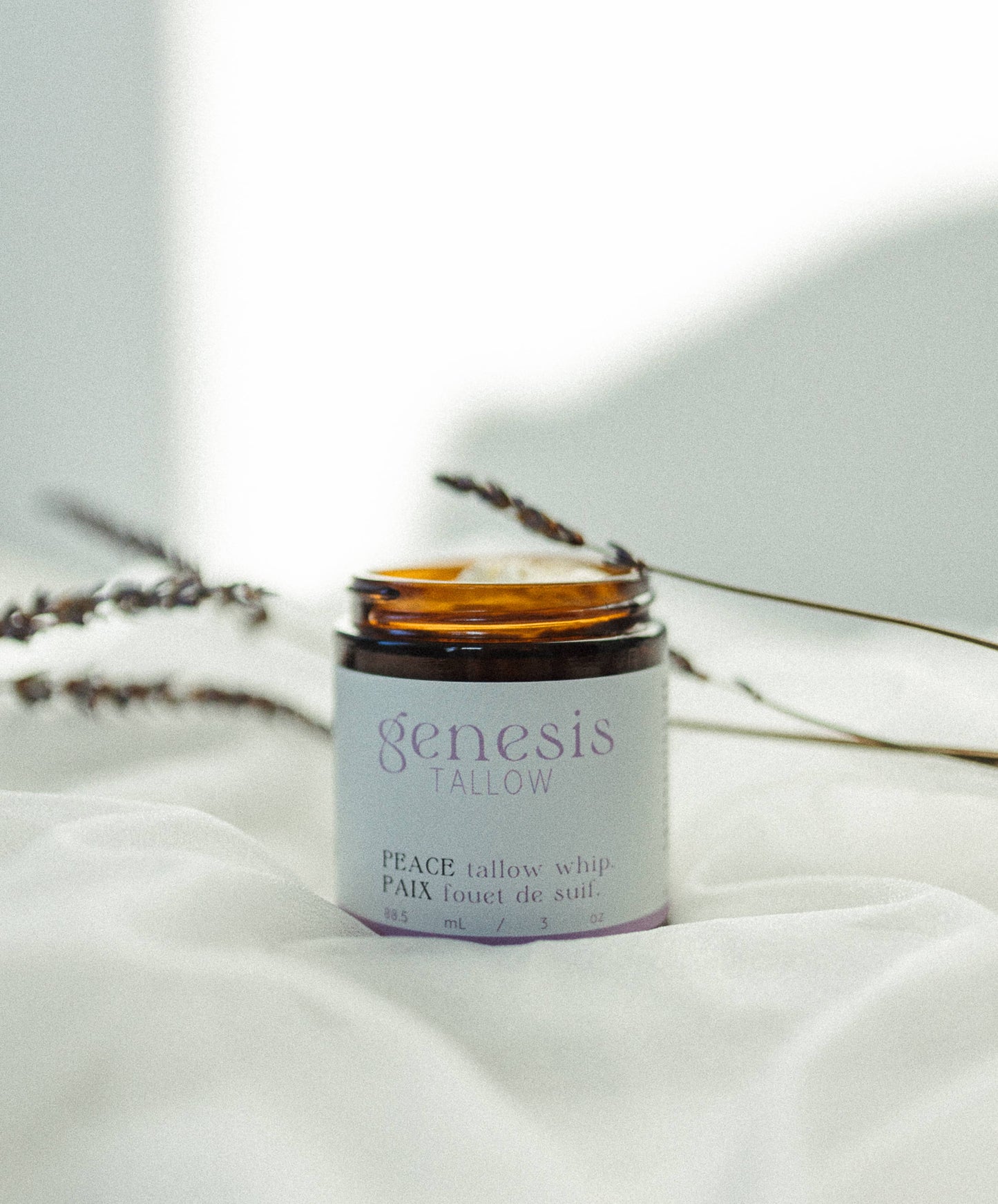 Peace Tallow Whip- Lavender Beef Tallow Body Moisturizer