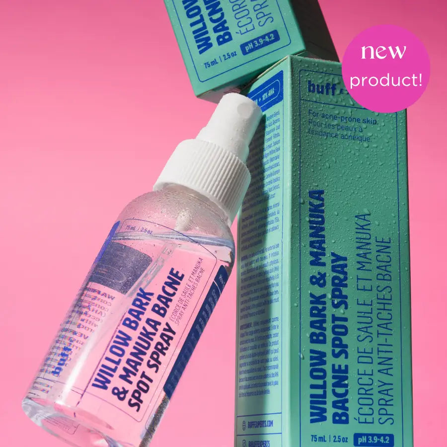 Willow Bark & Manuka Bacne Spot Spray - Treats Back Acne