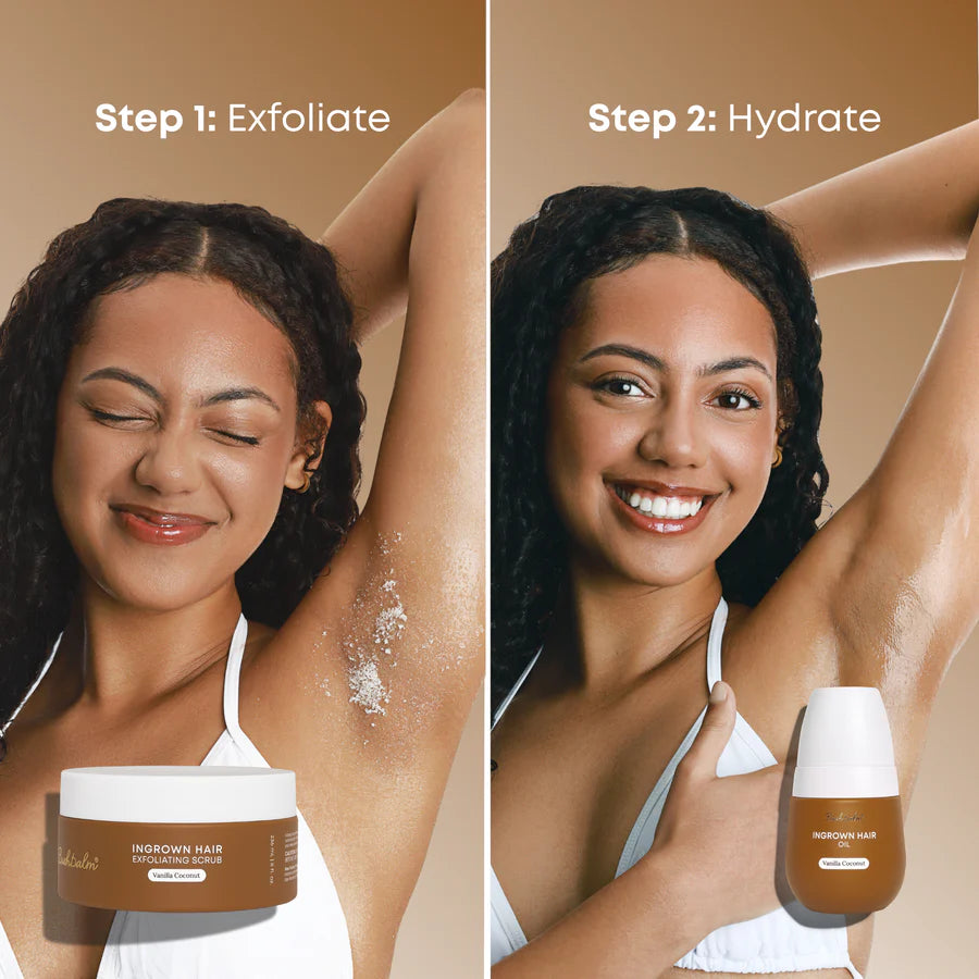 *PRE-ORDER* Vanilla Coconut 2-Step Ingrown Hair Routine