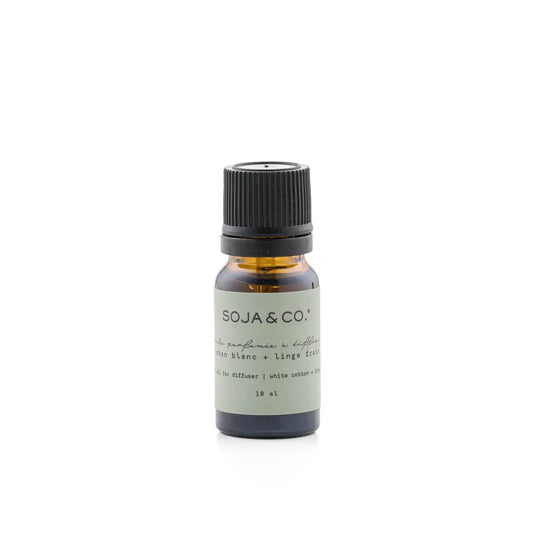 Scented Oil For Diffuser | White Cotton + Fresh Linen