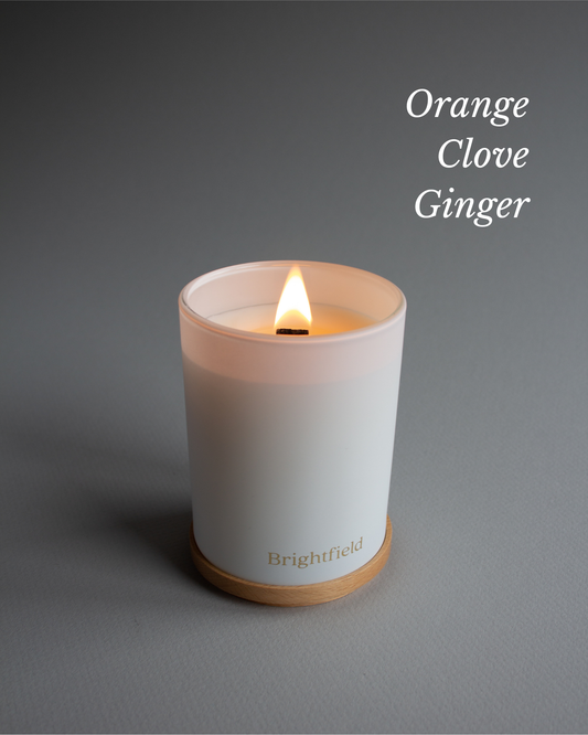 Winter Non-Toxic Sustainable Coconut Soy Candle Wood Wick